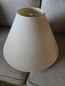 Large linen lamp shade in like new condition only $15!