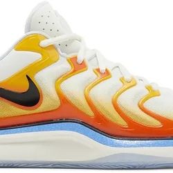 The Nike KD 17 "Sunrise" men's basketball shoes