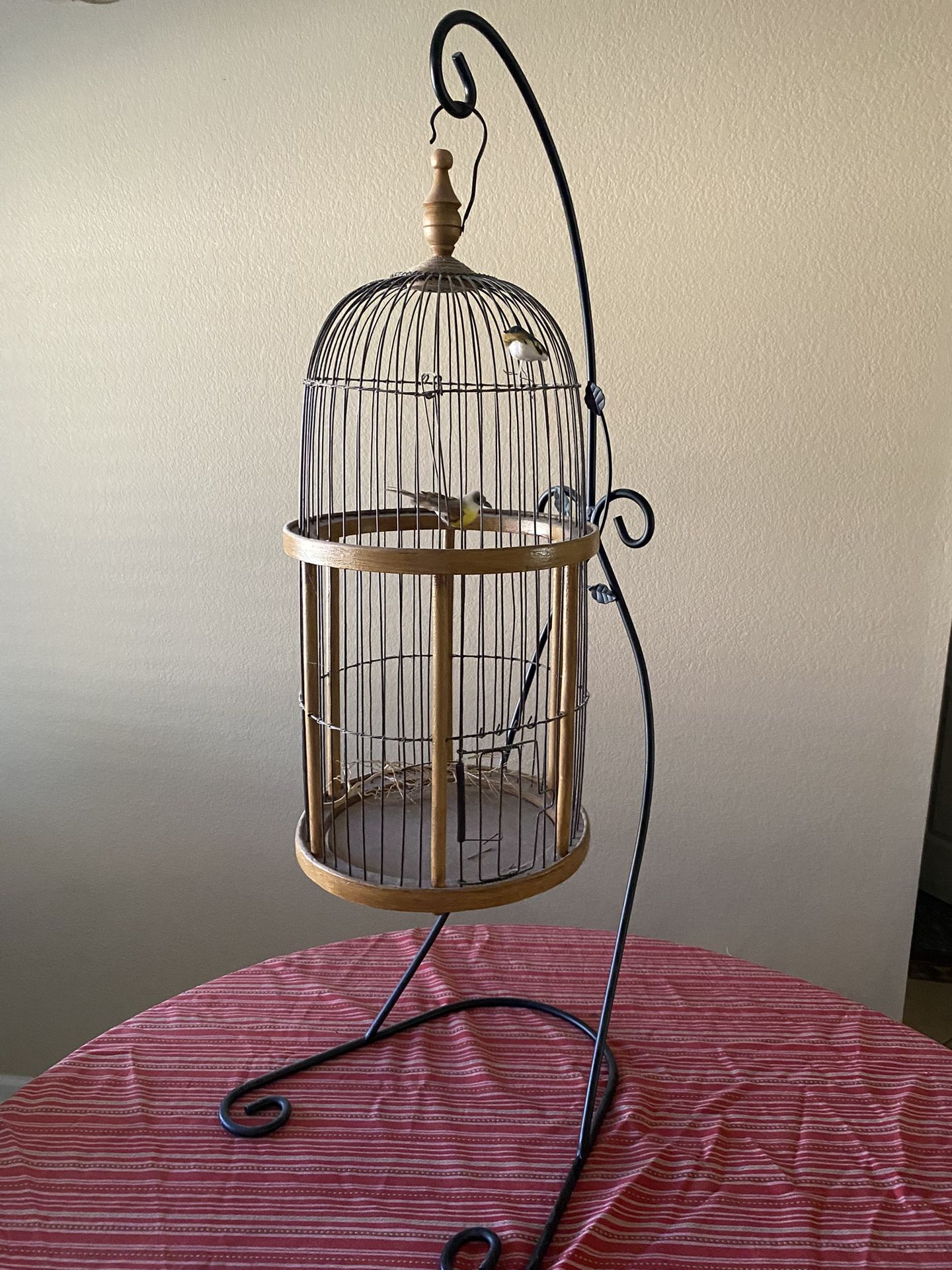 Antique Bird Cage with stand