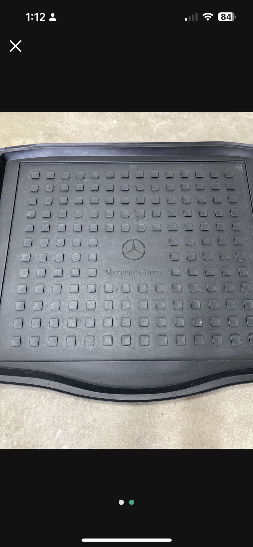 Mercedes Trunk Mat