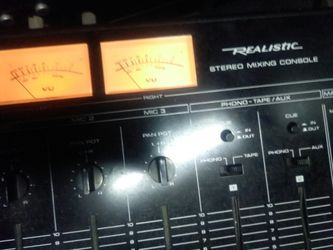 Realistic stereo mixer