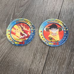 Rare Dragon Ball Z Medallions Asking 10 Dollars For Both 