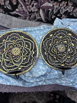 2 Piece Set Wall Decorating/ Candle Holders