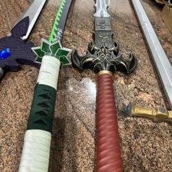 45 Costume Cosplay Swords $49 Takes All