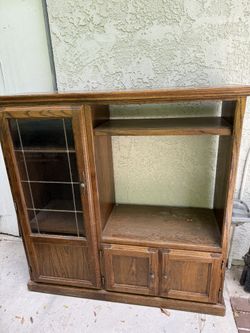 Wood Entertainment Center