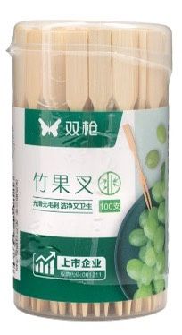 Suncha Bamboo Fruit Forks 100pcs