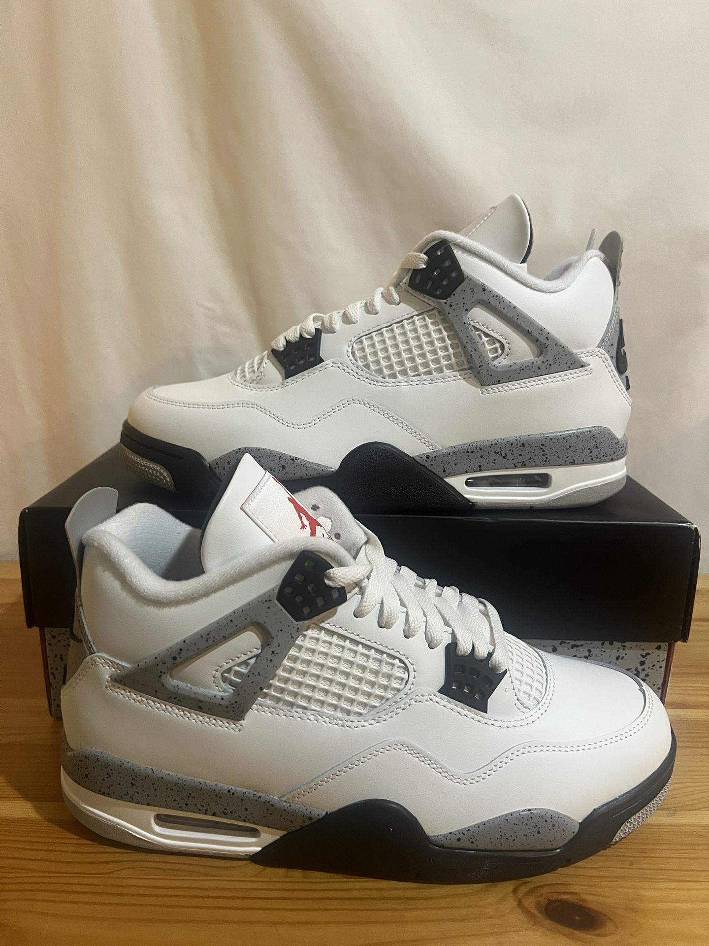 Jordan 4 Retro White Cement (2025) FV5029-100 Men’s Size 9M / 10.5W Brand New DS $290 Meet Up In Irving No Trades @hdzkicks_