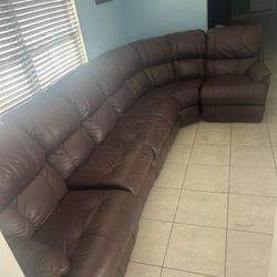 Sectional Leather Couch 