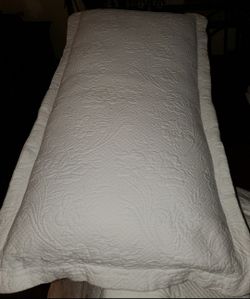 Beautiful Big Sham with filling, For Bed or Sofa