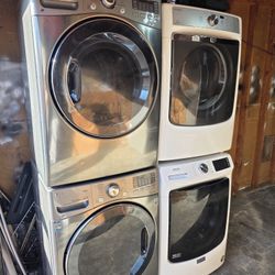 SET WHASER AND GAS DRYER  LG FRONT  LOADER 