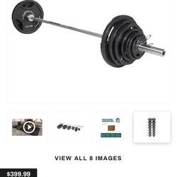 300 Pound Olympic Barbell Set 
