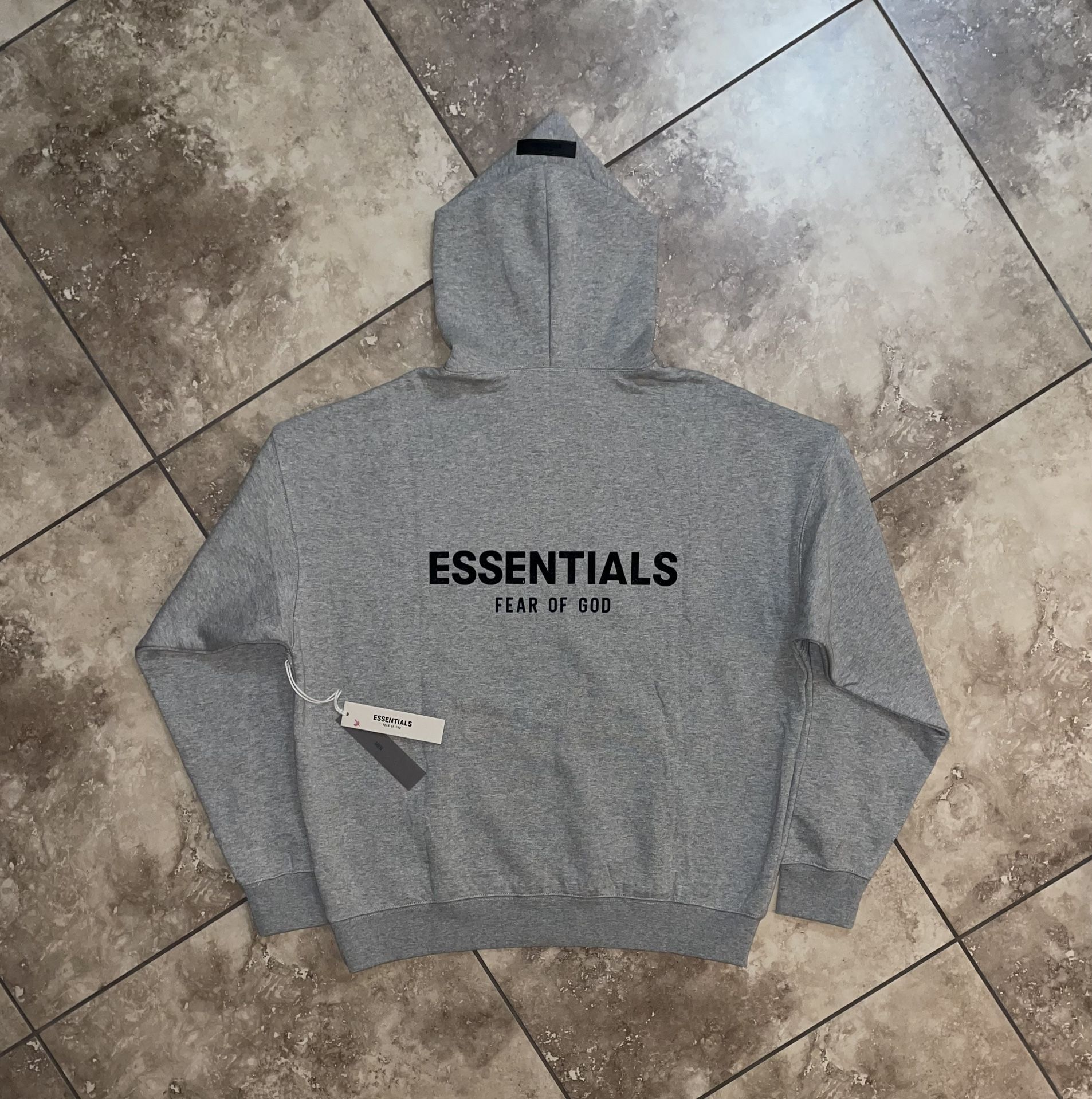 Fear Of God Essentials Hoodie (2022) Dark Oatmeal Size Medium
