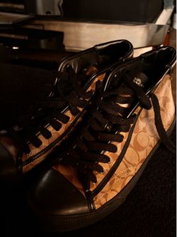 Coach Men Shoes High Top Size 9