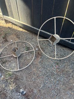 2 Post Bases for Arch/Wedding