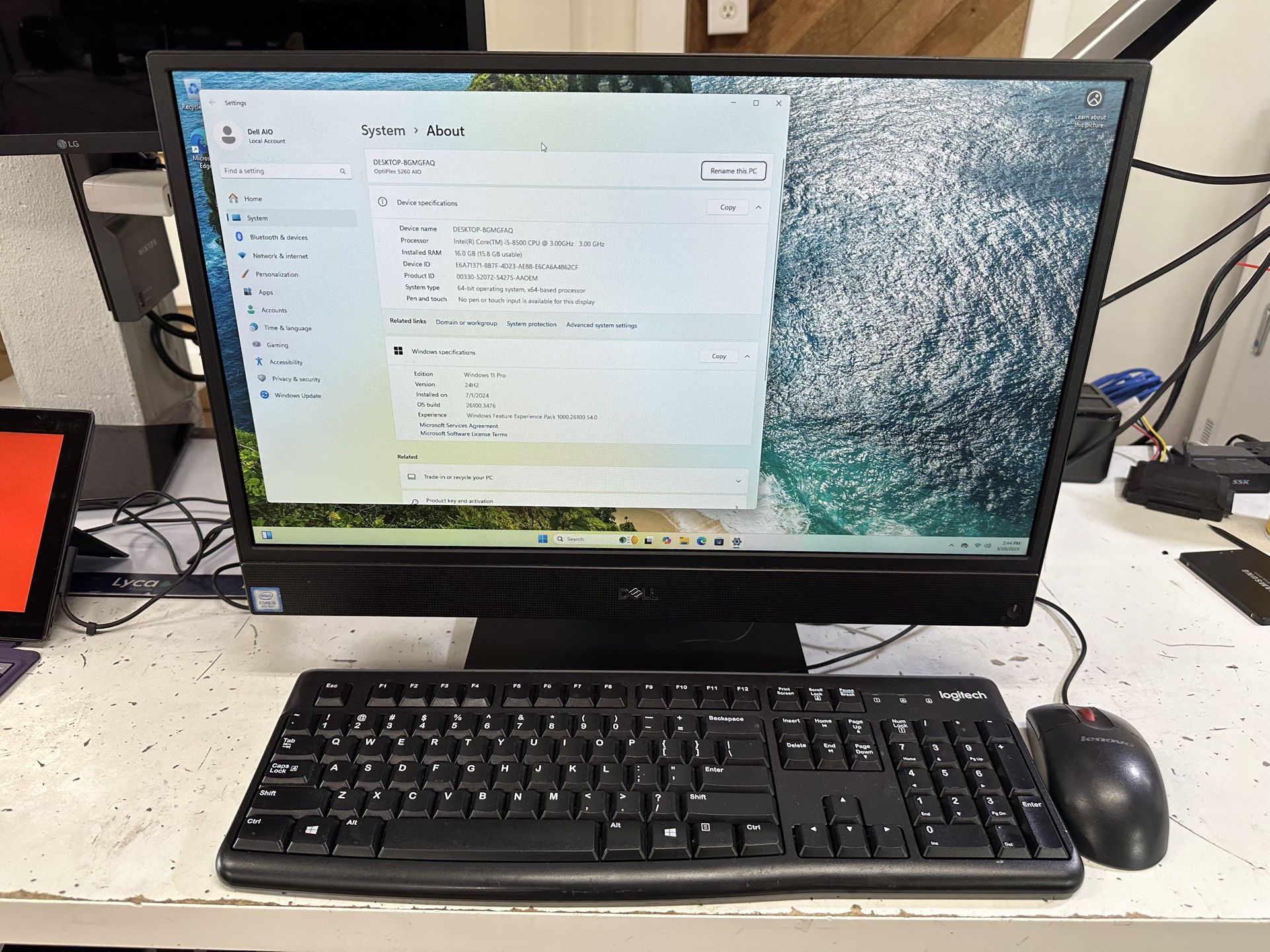 Dell Optiplex 5260 AIO Series 21.5 inch - All in one computer
