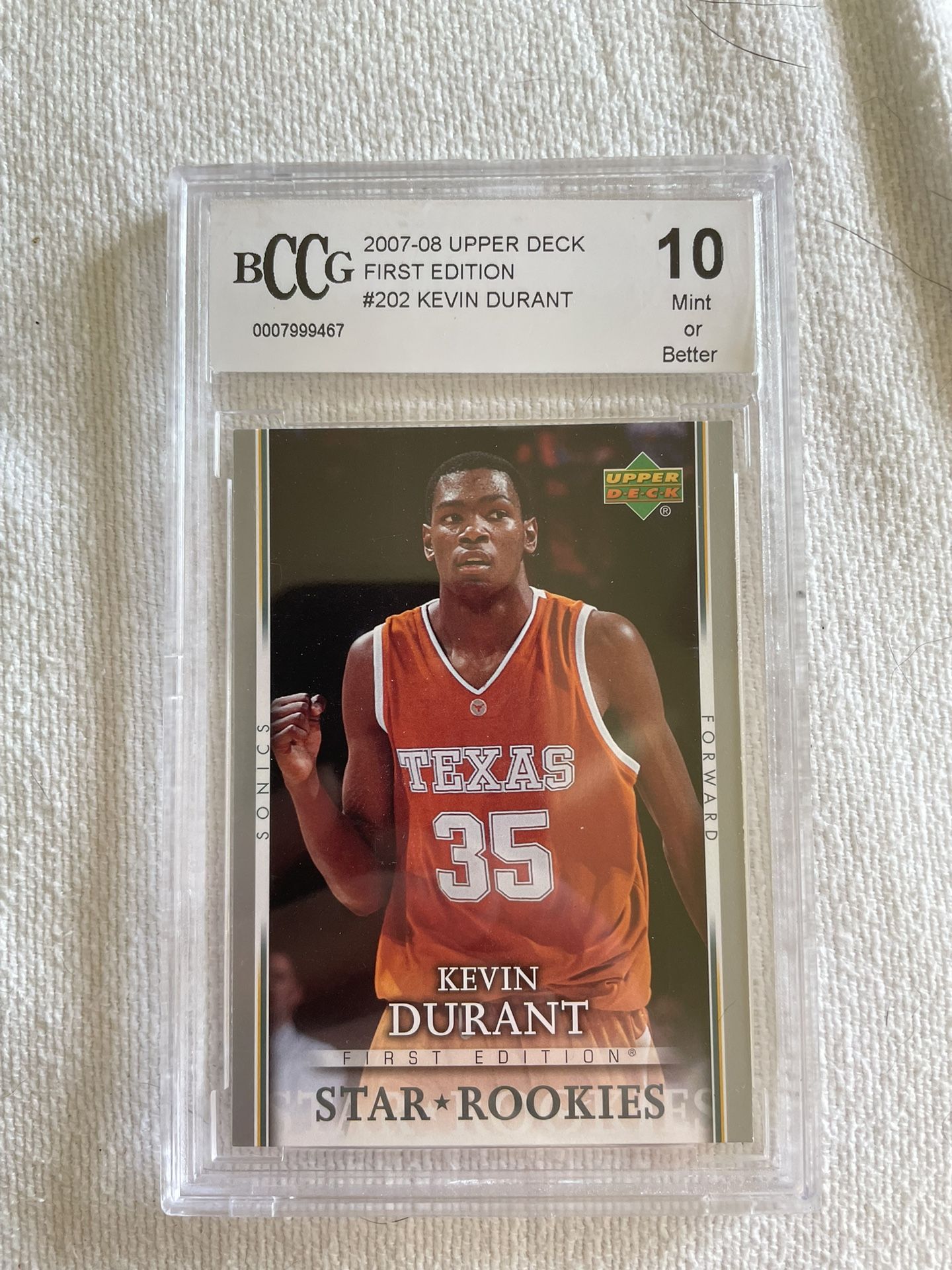 2007-08 Upper Deck First Edition Kevin Durant RC 10