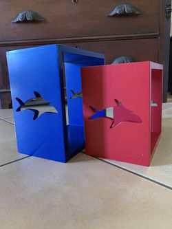 Shark Floating Cube Shelves