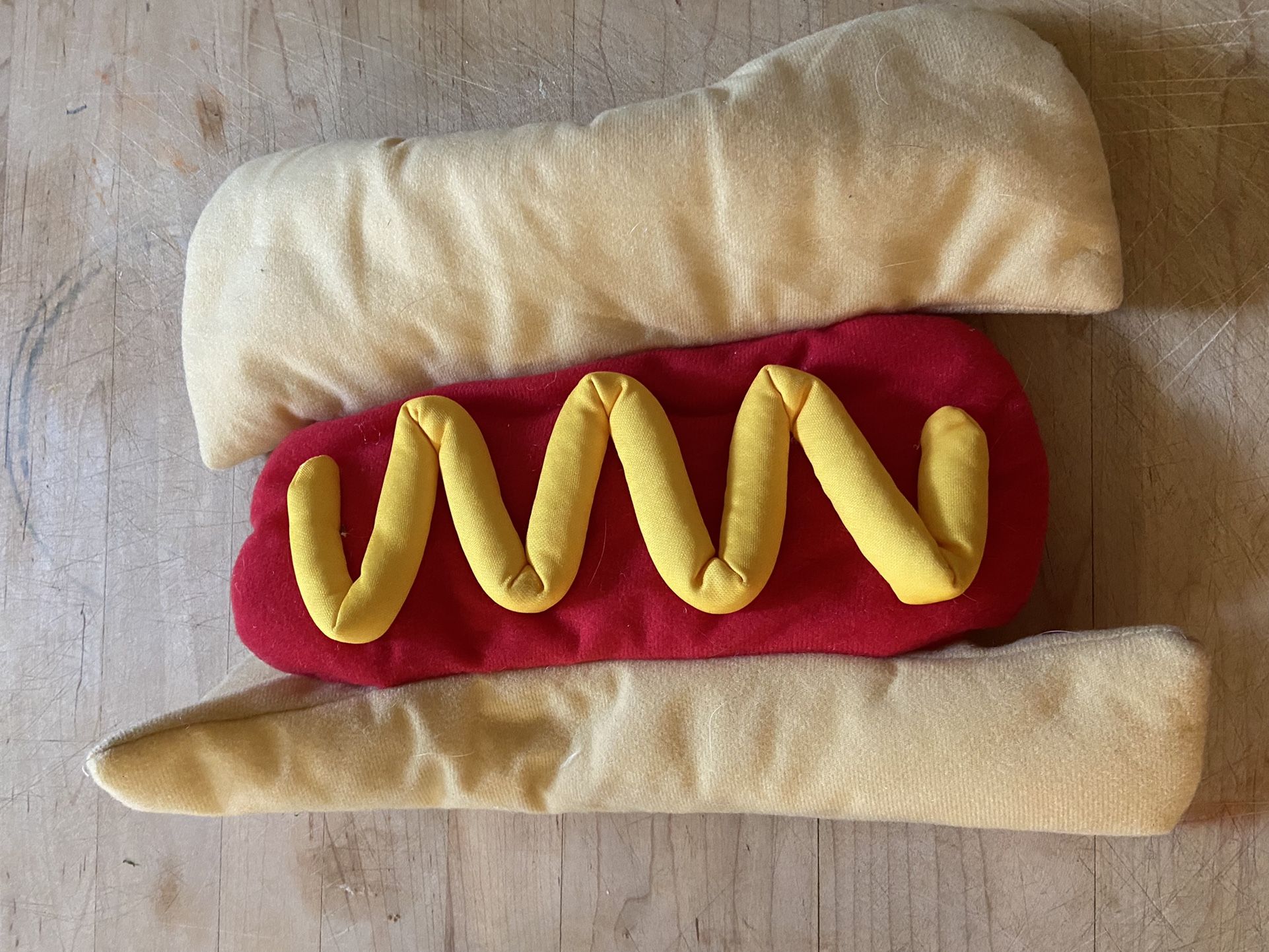 Hot Dog Costume for a small dog
