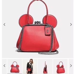 Limited Edition Coach Bags Coach X Disney Kisslock Handbag 