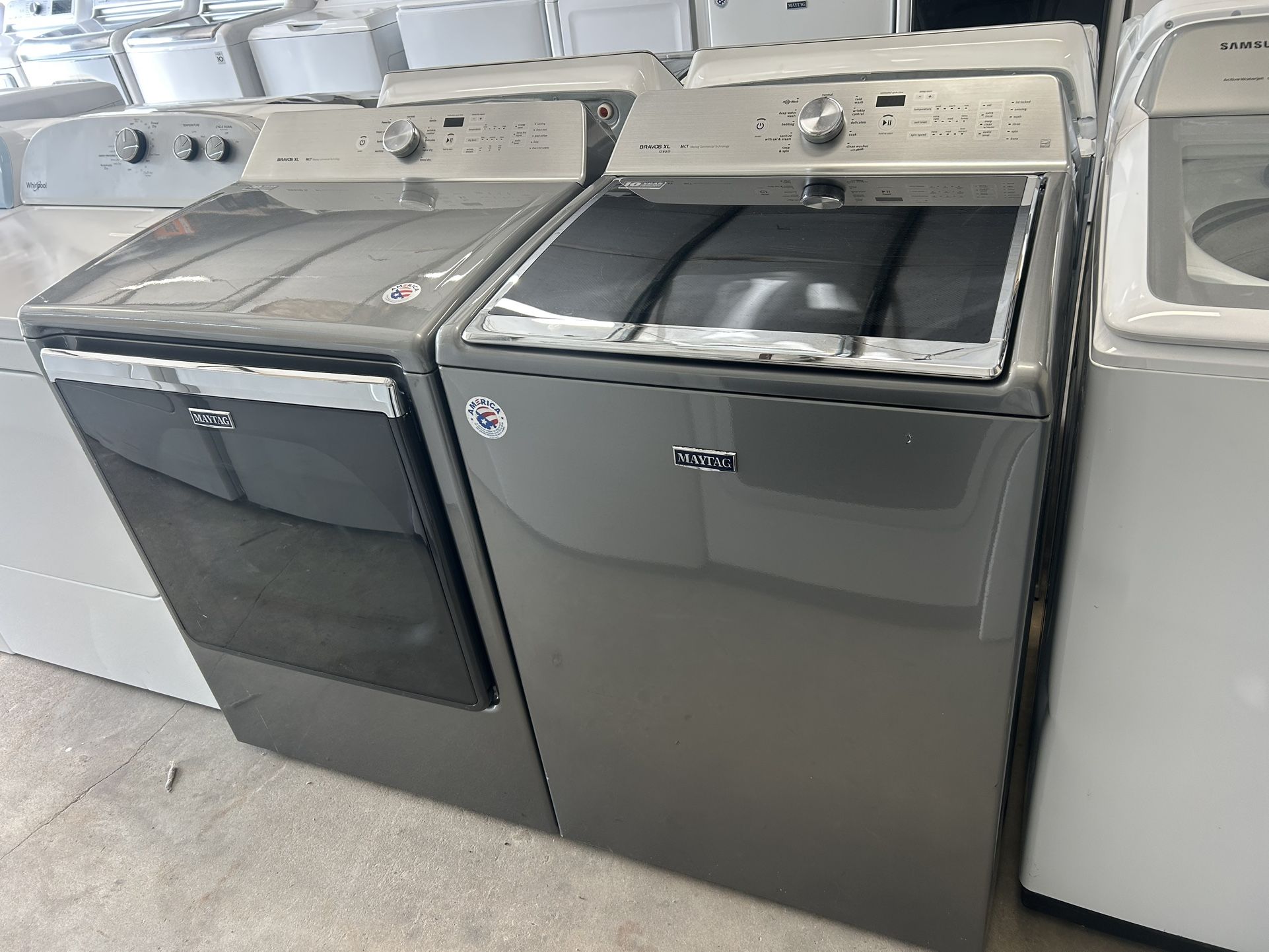 Maytag XL TopLoad Washer And Electric Dryer