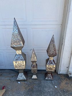 3 Lightweight Metal Outdoor Lights