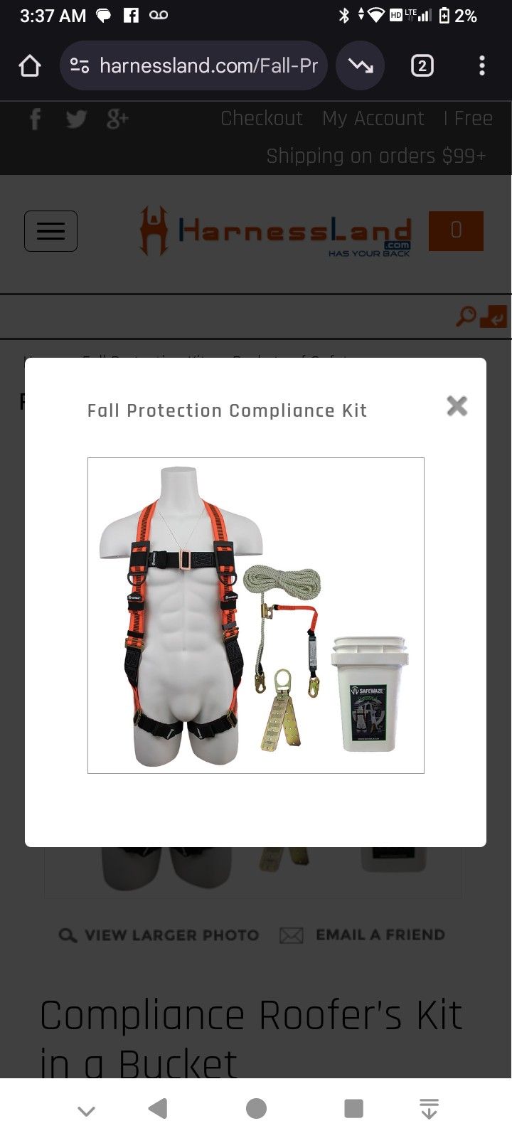Protection Roofers Kit