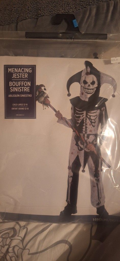 Menacing jester.
