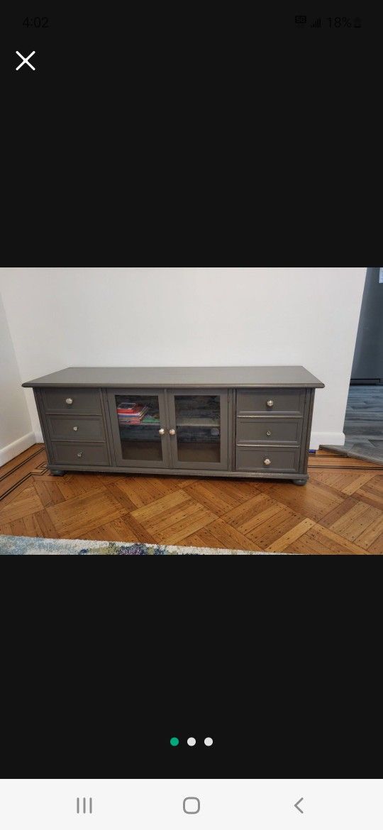 Dark Grey Console from Pottery Barn