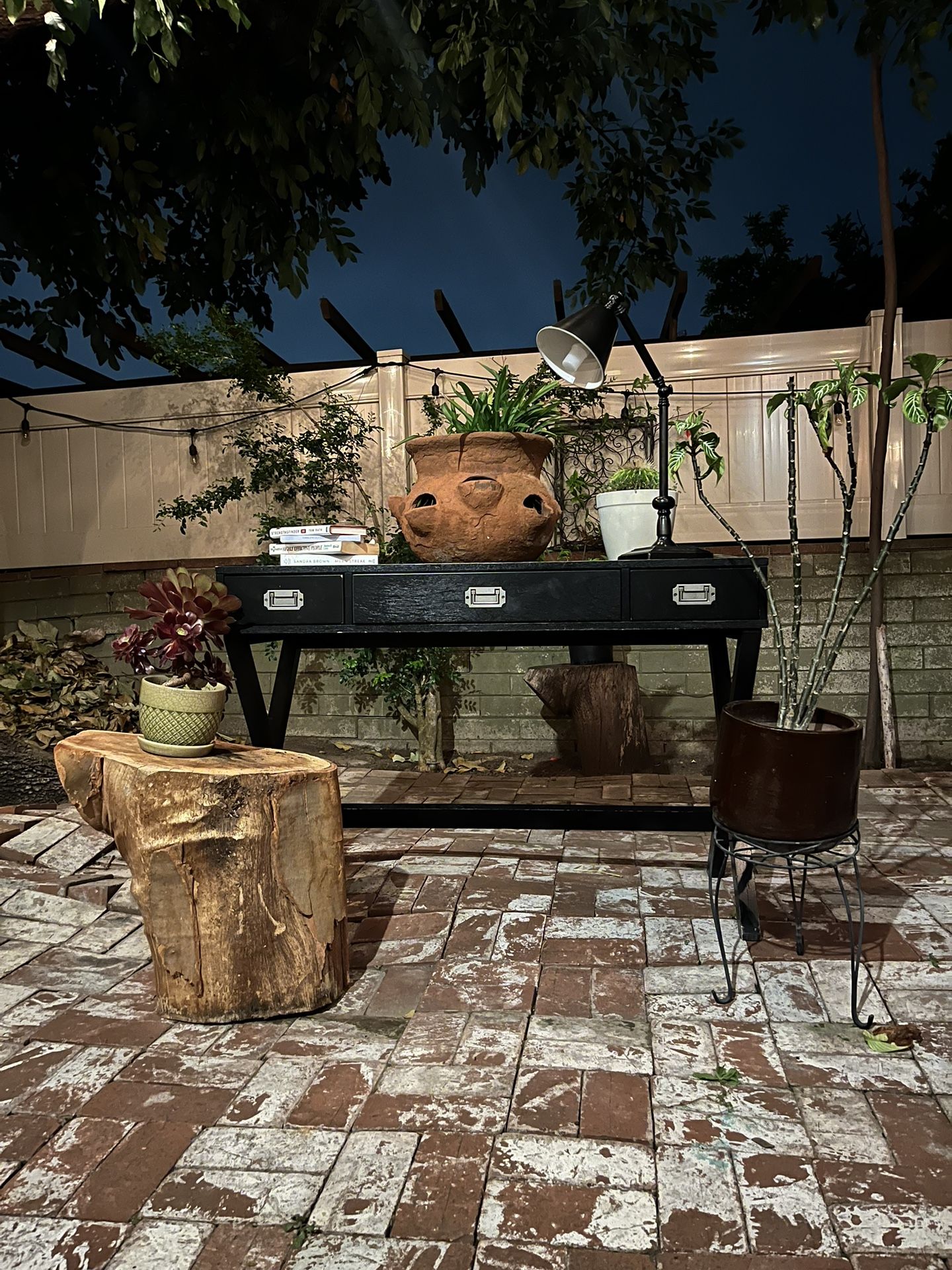 Black Wooden Desk 