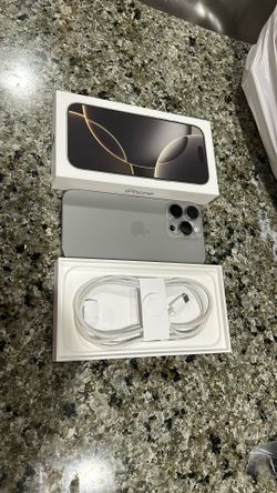 iPhone 16 Pro 256gb Unlocked With Box And Charger 
