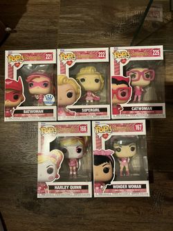 DC Comics Breast Cancer Awareness Bombshell Funkos
