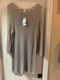 Chico’s Knit Sweater Cover up Dress