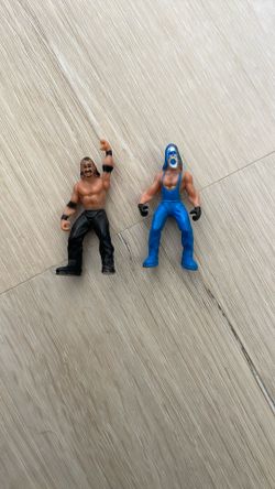 Collectors Vintage WWE Wrestling Action Mini Figurines