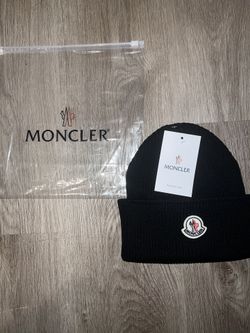 Black Moncler Beanie