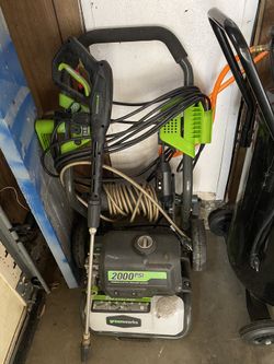 greenworks 2000 psi electric pressure washer