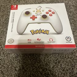 BRAND NEW Wired Nintendo Switch Controller Pikachu