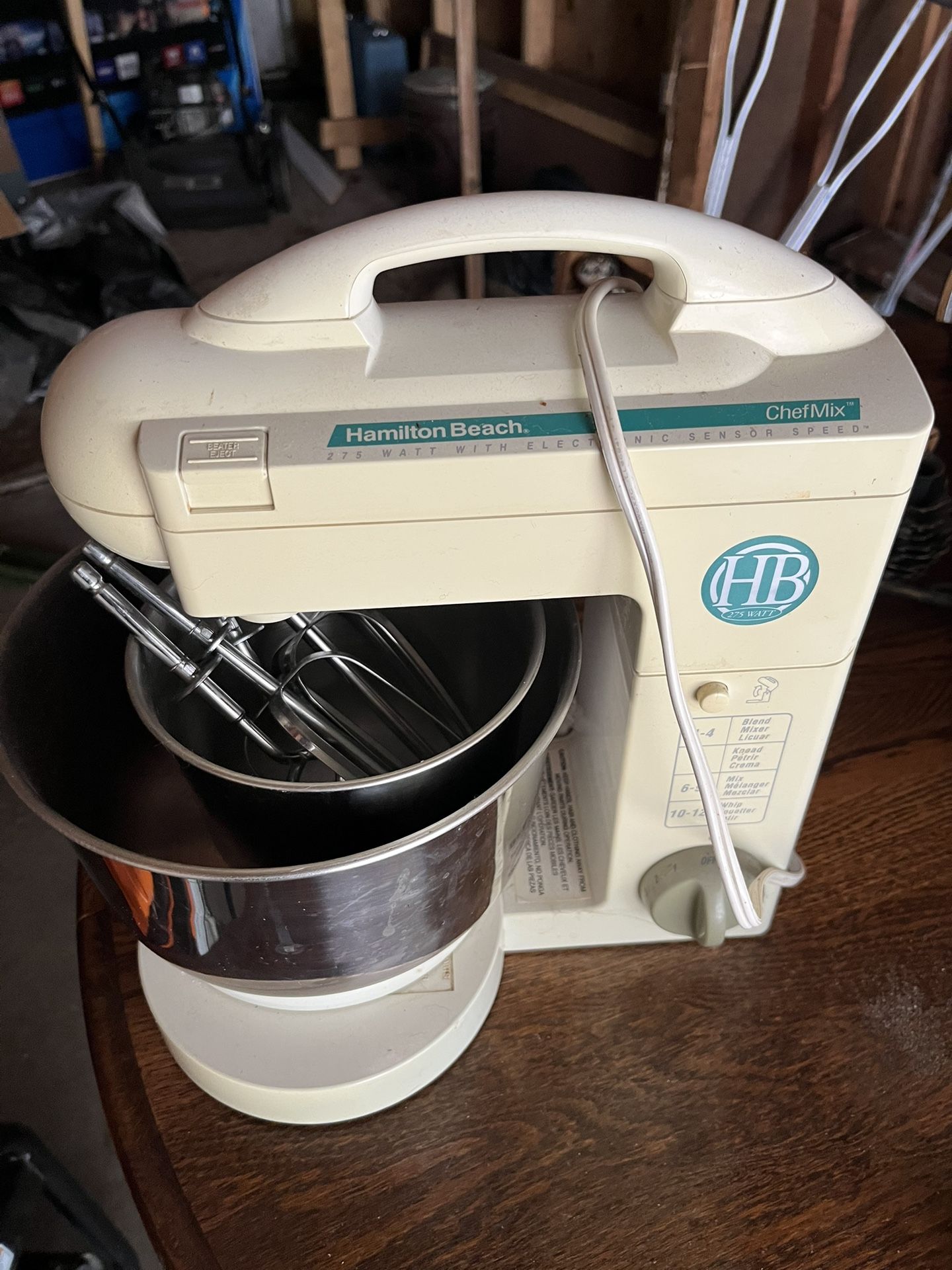I have this great Hamilton Beach mixer with all the attachments and two stainless steel bowls go with it. Great little mixer