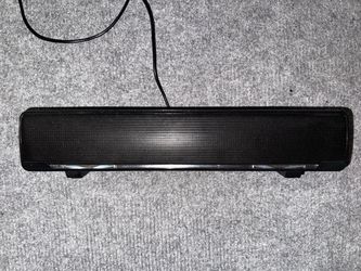 Computer Speaker with Light Bar