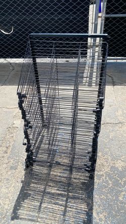 Black Wire Rolling Storage Rack