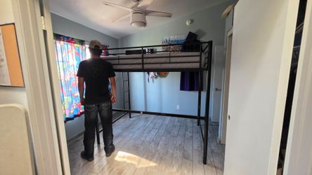 Full Metal Loft Bed