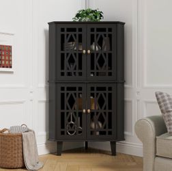 Brand New Tall Corner Cabinet Factory sealed in box