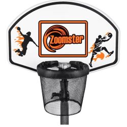 Trampoline Basketball Hoop