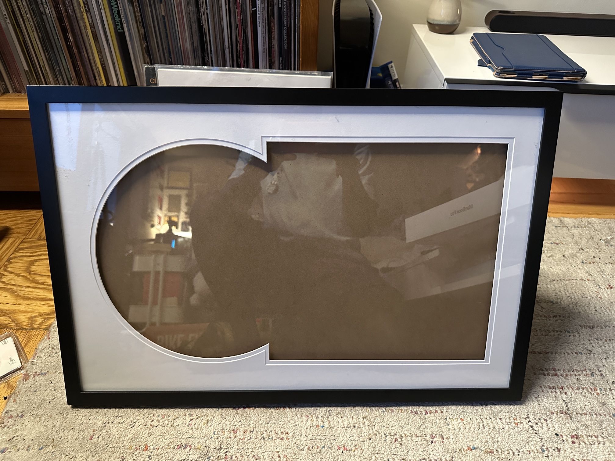 Vinyl record Display frame