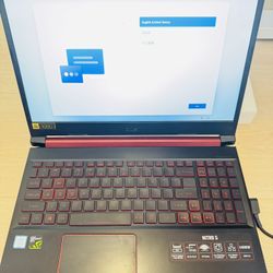 Acer nitro 5 Laptop 15” 256GB SSD 16Gb ram GTX1050
