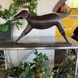 Vintage Hand Wrought Iron Dog 