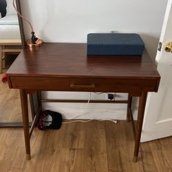 Wooden Desk With Drawer