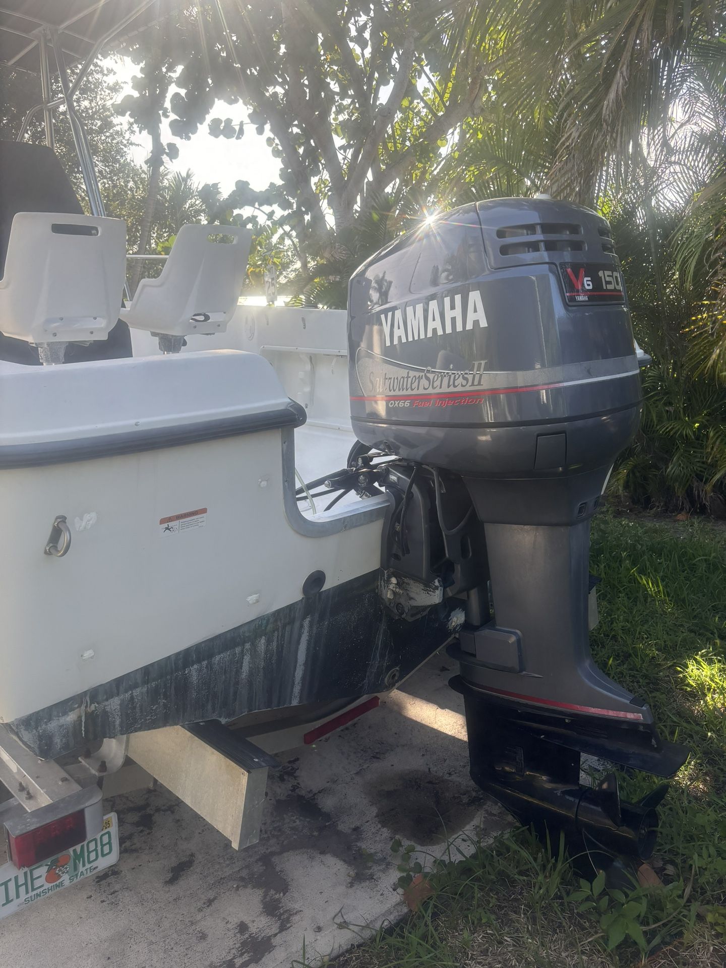 03 Yamaha 150hp OX66 Salt Water Series II