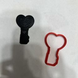 Key To My Heart Cookie Cutter With Embosser