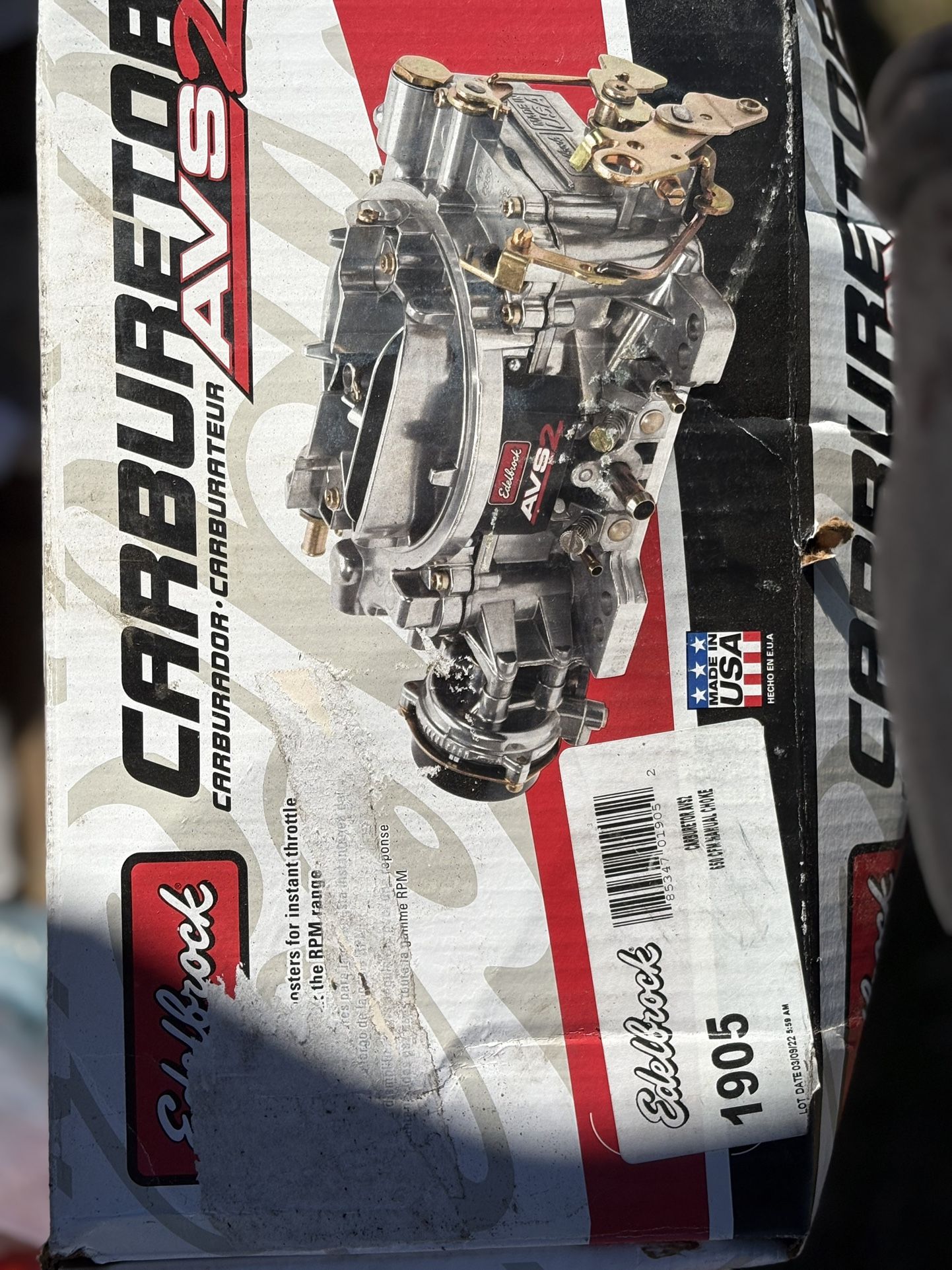 Edelbrock Carb Avs2
