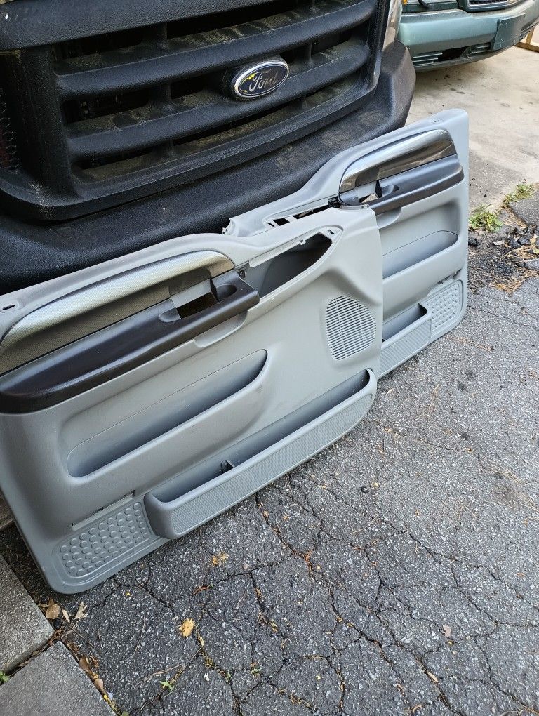 Ford f250 Front Door Panels Carbon Fiber